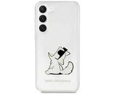 Karl Lagerfeld KLHCS23MCFNRC S23+ S916 skaidrus kietas dėklas Choupette Fun
