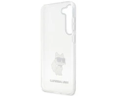 Samsung Galaxy S23 Karl Lagerfeld dėklas Ikonik Choupette (KLHCS23SHNCHTCT) skaidrus