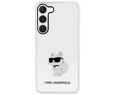 Samsung Galaxy S23 Karl Lagerfeld dėklas Ikonik Choupette (KLHCS23SHNCHTCT) skaidrus