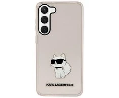 Samsung Galaxy S23 Plus Karl Lagerfeld dėklas Ikonik Choupette (KLHCS23MHNCHTCP) rožinės spalvos