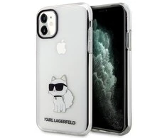 Apple iPhone 11 / XR Karl Lagerfeld dėklas Ikonik Choupette (KLHCN61HNCHTCT) skaidrus