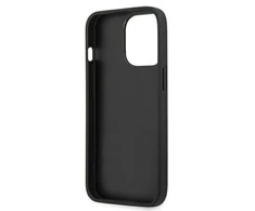 Karl Lagerfeld KLHCP13XPKMB iPhone 13 Pro Max 6,7" mėlyna/mėlynas kietas dėklas Oda Ikonik Karl's Head Metal