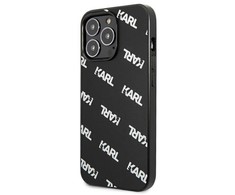Dėklas Karl Lagerfeld KLHCP13XPULMBK3 iPhone 13Pro Max 6,7" hardcase juoda/juodas Allover