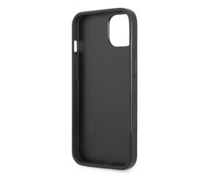 Apple iPhone 13 Karl Lagerfeld dėklas Saffiano Plaque juodos spalvos