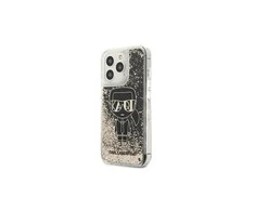 Apple iPhone 13 Pro Max Karl Lagerfeld dėklas Liquid Glitter Gatsby (KLHCP13XLGGKBK) juodos spalvos