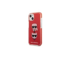 Telefono dėklas Karl Lagerfeld Karl&amp;Choupette Head iPhone 13/14/15, raudonas