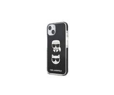 Apple iPhone 13 Pro Karl Lagerfeld dėklas Karl&amp;Choupette Head juodos spalvos