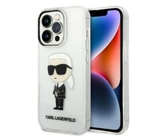 Apple iPhone 14 Pro Karl Lagerfeld dėklas IML NFT Ikonik (KLHCP14LHNIKTCT) skaidrus