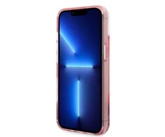 Karl Lagerfeld dėklas, skirtas iPhone 14 Plus 6,7 KLHCP14MLNKHCP rožinė kietas dėklas , skirtas Glitter Karl Head