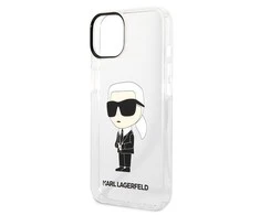 Dėklas Karl Lagerfeld KLHCP14MHNIKTCT IPHONE 14 PLUS / 15 PLUS 6.7 "TRANSPARENT HARDCASE IKONIK Karl Lagerfeld