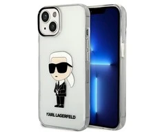 Dėklas Karl Lagerfeld KLHCP14MHNIKTCT IPHONE 14 PLUS / 15 PLUS 6.7 "TRANSPARENT HARDCASE IKONIK Karl Lagerfeld