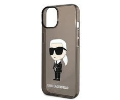 Dėklas Karl Lagerfeld KLHCP14MHNIKTCK IPHONE 14 PLUS / 15 PLUS 6.7 "Juodas / Juodas HARDCASE IKONIK Karl Lagerfeld