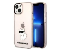 Dėklas Karl Lagerfeld KLHCP14MHNCHTCP IPHONE 14 PLUS / 15 PLUS 6.7 "Rožinis / Rožinis HARDCASE IKONIK CHOUPETTE