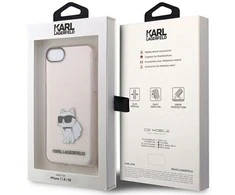 Apple iPhone SE 2022 / SE 2020 / 7 / 8 Karl Lagerfeld dėklas Ikonik Choupette (KLHCI8HNCHTCP) rožinės spalvos