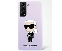 Samsung Galaxy S23 Plus Karl Lagerfeld silikoninis dėklas Ikonik (KLHCS23MSNIKBCU) violetinės spalvos