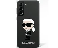 Samsung Galaxy S23 Karl Lagerfeld silikoninis dėklas Ikonik (KLHCS23SSNIKBCK) juodos spalvos