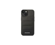 Dėklas Karl Lagerfeld KLHCP14MPSQAK IPHONE 14 PLUS / 15 PLUS 6.7 "HARDCASE JUODA / Juodas PUFFY ELONGATED LOGO