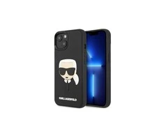 Apple iPhone 14 plus Karl Lagerfeld dėklas 3D Rubber Karl`s Head juodos spalvos