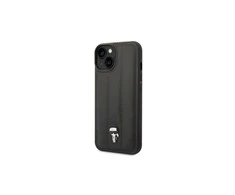 Dėklas Karl Lagerfeld KLHCP14MPSQPK IPHONE 14 PLUS / 15 PLUS 6.7 "HARDCASE JUODA / Juodas PUFFY IKONIK PIN