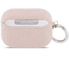 Dėklas Karl Lagerfeld Monogram Karl &amp; Choupette Head Case for AirPods Pro 3 - Rožinė
