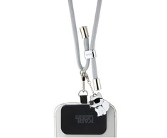 Karl Lagerfeld KLUCNMSCKIG Universal CBDY Cord virvelė pilkos spalvos