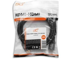 LTC Kabelis HDMI-HDMI (v2.1 | 8K | 2 m) juoda