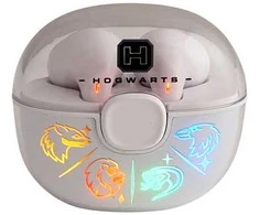 TWS ausinės Lazerbuilt Lazerbuilt Harry Potter Hogwarts baltos