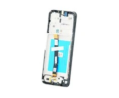 Touch LCD + jutiklinis skydelis Samsung A22 5G A226 GH81-20694A juodas rėmelis originalus