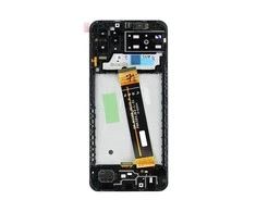 Touch LCD + jutiklinis skydelis Samsung Galaxy A13 A137 GH82-29228A GH82-29227A juodas rėmelis originalus