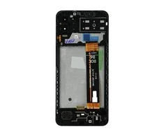 Touch LCD + jutiklinis skydelis Samsung Galaxy M13 M135 GH82-29132AGH82-29133A juodas rėmelis originalus