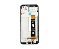 Touch LCD + jutiklinis skydelis Samsung Galaxy M23 M236 GH82-28487A GH82-28488A juodas rėmelis originalus