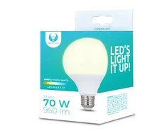 TelForceone LED lemputė E27 G95 10W 230V 3000K 950lm Forever Light