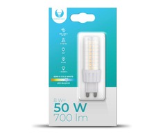 TelForceone LED lemputė G9 8W 230V 6000K 700lm Forever Light