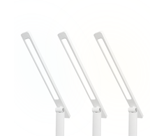 Lamex LED stalinė lempa 10W, 300045006000K, indukcinis įkrovimas, jutiklinis valdymas, reguliatorius, balta, LTC