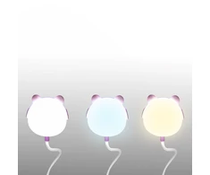 Lamex LED stalinis meškiukas Lempa 3W, 3000/4500/6000K, reguliuojama, 1200mAh, rožinė, LTC