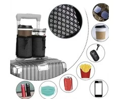 Tomtoc LUGGAGE CUP HOLDER Juodas