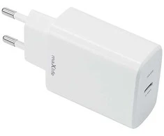 Maxlife MXTC-10-30C PD QC įkroviklis 1x USB-C 30W baltos spalvos
