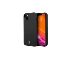Mercedes Benz Apple iPhone 14 Plus Mercedes dėklas silikoninis Magsafe juodos spalvos