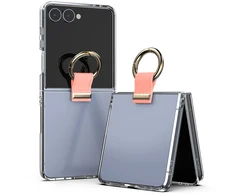 Dėklas Mercury Golden Bell Clear Case do Samsung Galaxy Z Flip8 rožinė