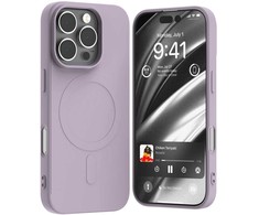 Mercury MagSafe Semi-Silikoninis Apple iPhone 16 Pro 6,3" dėklas telefonui violetinės spalvos