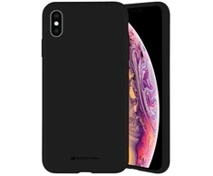 Dėklas MERCURY SILICONE CASE SAMSUNG A06 Juodas