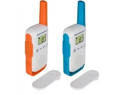 Motorola Talkabout T42 - walkie-talkie, 2-pack (oranžinis-mėlynas)
