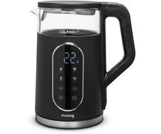mPTech Sp. su o.o. Huslog glass virdulys wit touch panel juodas 1,7L 2200W