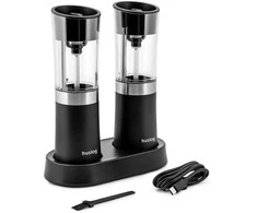 mPTech Sp. su o.o. Huslog Grinder Set with Charging Base - Juodas