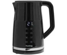 Virdulys mPTech Sp. su o.o. Huslog griovelių viryklė su jutikliniu skydeliu, juoda, 1,7 l, 2200 W