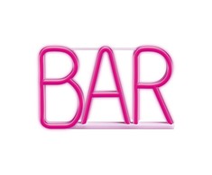 TelForceone NEON LED BAR rožinė Bat + USB FLNE24 Forever Light