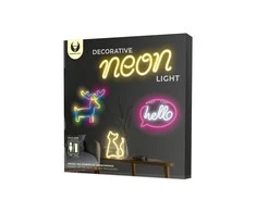 Neoninis LED šviestuvas Briedis įvairiaspalvis Bat + USB FLNE12 Forever Light