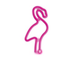 TelForceone Neon LED Light Flamingas rožinė Bat + USB FLNE18 Forever Light