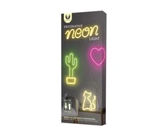 Neoninis LED šviestuvas Lūpos raudona Bat + USB FLNE08 Forever Light