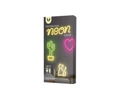Neon LED Light Banginis šiltai balta Bat + USB FLNE09 Forever Light